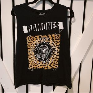 The Ramones Animal Print Tank Top